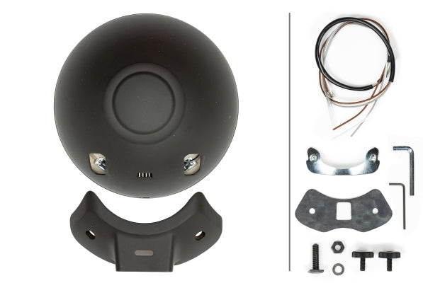 HELLA 1F3 009 094-061 Halogen-Spotlight Luminator Compact 12/24V round SAE Clear diffusing lens Crystal clear Cable: 800mm- right/left