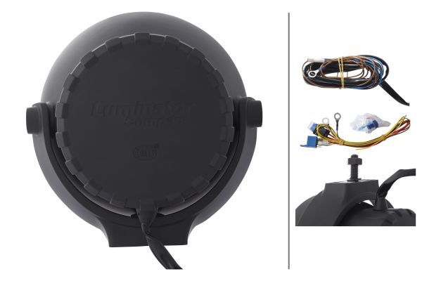 HELLA 1F3 009 094-311 Xenon-Spotlight Luminator Compact Xenon 12V round Clear diffusing lens Crystal clear Cable: 1950mm- right/left