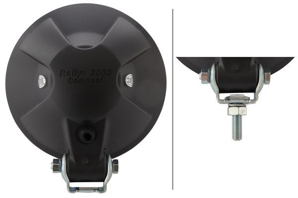 HELLA 1F3 010 119-001 Halogen-Spotlight Rallye 3003 Compact 24/12V round Clear diffusing lens Crystal clear - left /right