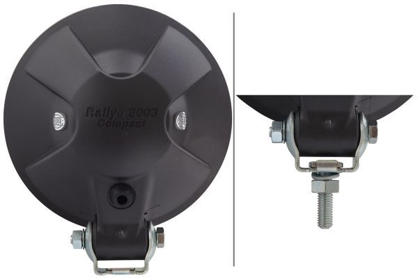 HELLA 1F3 010 119-011 Halogen-Spotlight Rallye 3003 Compact 12/24V round Clear diffusing lens Crystal clear - left /right