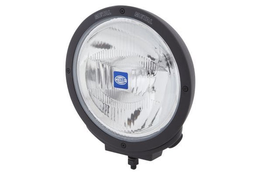 HELLA 1F8 007 560-101 Halogen-Spotlight Rallye 4000 Metal 12V round Floodlight Diffusing Lens Crystal clear Cable: 400mm - left /right