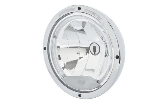 HELLA 1F8 007 560-211 Hybrid-Spotlight Luminator Chromium Celis 24/12V round SAE Clear diffusing lens Crystal clear Cable: 800mm - left /right