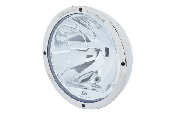 HELLA 1F8 007 560-421 Halogen-Spotlight Luminator Chromium 12/24V round Clear diffusing lens light blue Cable: 800mm - left /right