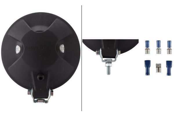 HELLA 1F8 009 797-121 Halogen-Spotlight Rallye 3003 12/24V round Clear diffusing lens Crystal clear- right/left