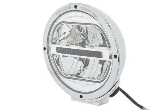 HELLA 1F8 016 560-021 LED-Spotlight Luminator LED 24/12V round Clear diffusing lens Crystal clear Cable: 800mm - left /right