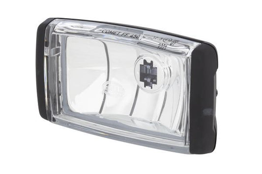 HELLA 1FB 010 951-011 Halogen/FF-Spotlight Comet FF 450 12V rectangular SAE Clear diffusing lens Crystal clear - left /right