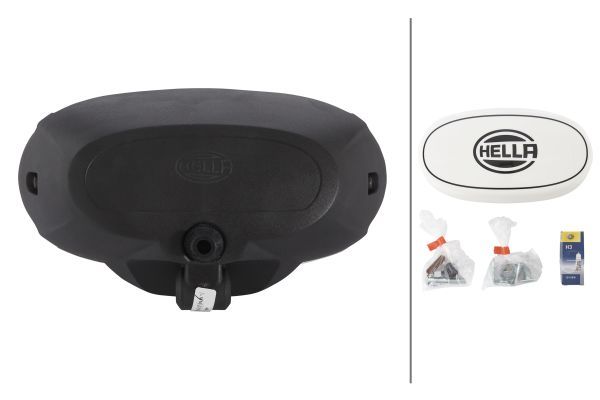 HELLA 1FD 010 953-011 Halogen/FF-Spotlight Comet FF 550 12V oval SAE Clear diffusing lens Crystal clear - left /right