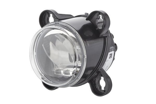 HELLA 1K0 015 050-021 LED Headlight 90mm Essential R80 12/24V round/SAE transparent DEUTSCH plug - left /right