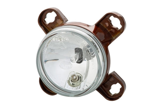 HELLA 1K0 247 043-117 Halogen/FF Headlight 90mm performance 24V round Hardened diffusing lens transparent- right/left