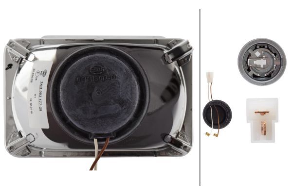 HELLA 1KB 003 177-291 Halogen Insert, spotlight 12V - left /right