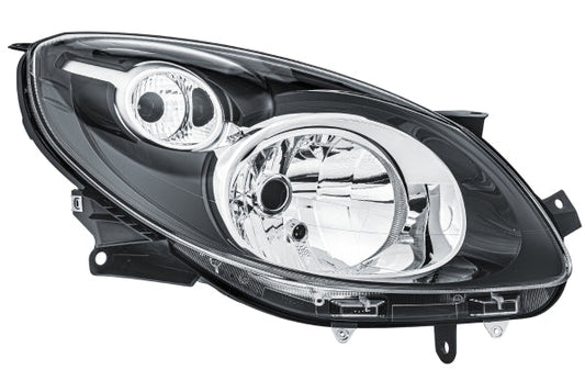HELLA 1L7 271 510-381 FF Headlight for Renault Twingo II (CN0_) Black for left-hand traffic- right