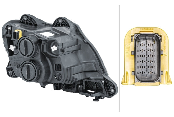 HELLA 1LD 010 116-591 Halogen/FF Headlight for DAF CF FA 370 for left-hand traffic - left