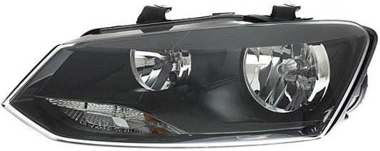HELLA 1LE 247 051-121 FF/Halogen Headlight for VW Polo (6R1, 6C1) for left-hand traffic- right