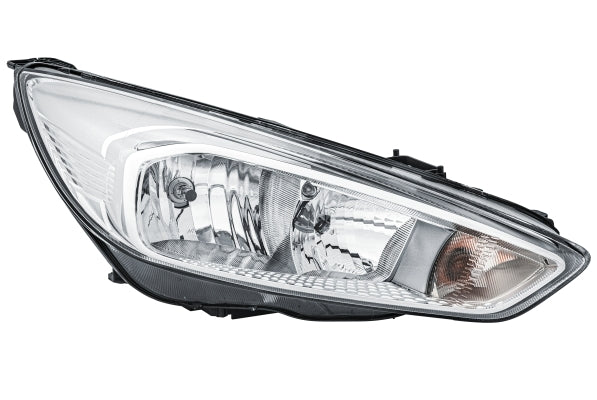 HELLA 1LE 354 827-041 Bulb Headlight for Ford Focus III Chrome for left-hand traffic- right