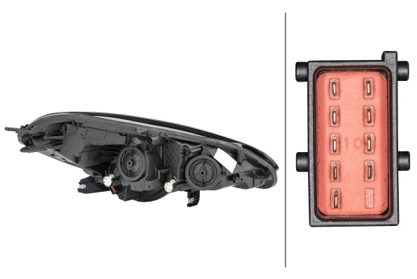 HELLA 1LF 011 830-071 LED/Halogen/FF Headlight for Opel Corsa E (X15) for left-hand traffic - left