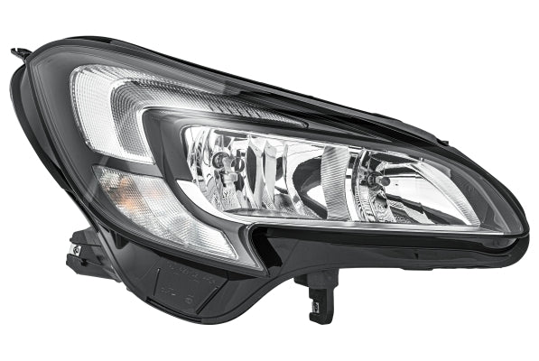 HELLA 1LF 011 830-081 LED/Halogen/FF Headlight for Opel Corsa E (X15) for left-hand traffic- right