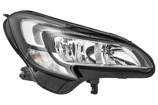 HELLA 1LF 011 830-081 LED/Halogen/FF Headlight for Opel Corsa E (X15) for left-hand traffic- right