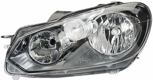 HELLA 1LG 009 901-241 FF/Halogen Headlight for VW Golf VI (5K1) for left-hand traffic- right