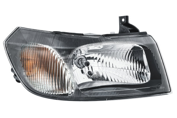 HELLA 1LG 354 024-061 Halogen Headlight for Ford Transit Chassis (FM_ _, FN_ _) Black for left-hand traffic- right