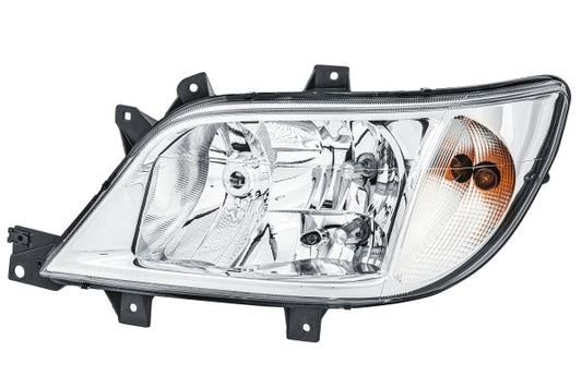 HELLA 1LH 246 047-071 Halogen Headlight for Mercedes-Benz Sprinter 3-T Chassis (903) for left-hand traffic - left