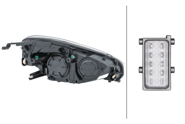 HELLA 1LH 354 811-031 Bulb Headlight for Opel Adam (M13) for left-hand traffic - left