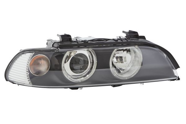 HELLA 1LL 008 053-601 FF/Asymmetric/Halogen/DE Headlight for BMW 5 (E39) for left-hand traffic- right