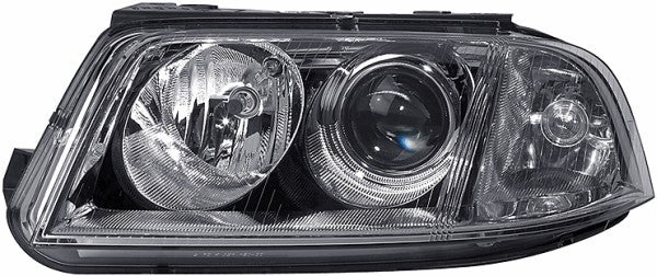 HELLA 1LL 008 350-041 DE/Halogen/FF/Asymmetric Headlight for VW Passat Variant (3B6) for left-hand traffic- right