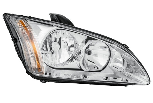HELLA 1LL 010 201-041 Halogen Headlight for Ford Focus II (DA_, HCP, DP) Chrome for left-hand traffic- right