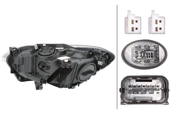 HELLA 1LL 010 741-581 Bi-Xenon/LED Headlight for BMW 1 (F20) for left-hand traffic- right