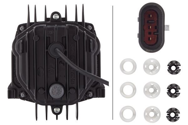 HELLA 1LL 010 820-031 DE/LED Headlight 90mm performance Bi-LED L70 12/24V transparent AMP - left /right