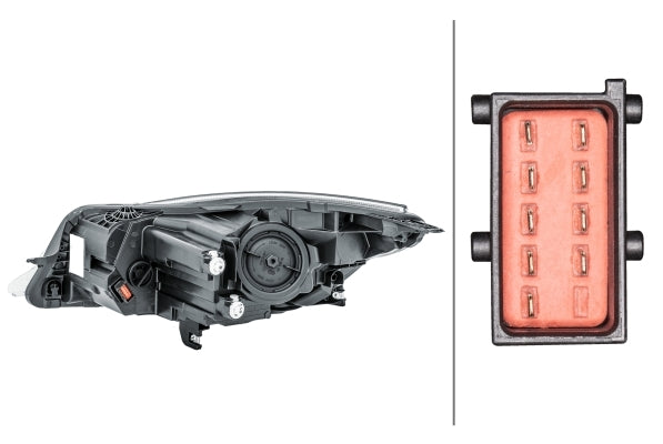 HELLA 1LL 011 165-781 LED/DE/Halogen Headlight for Opel Insignia A Sports Tourer (G09) for left-hand traffic- right