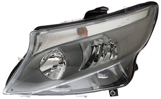 HELLA 1LL 011 284-531 FF/Halogen Headlight for Mercedes-Benz V-Class (W447) Grey for left-hand traffic - left