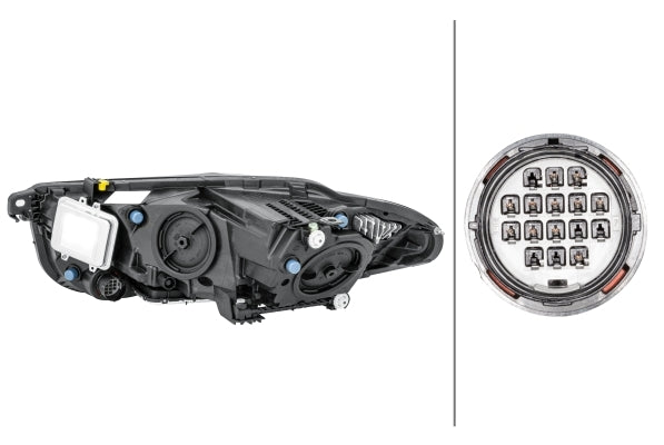 HELLA 1LL 011 811-341 LED/Bi-Xenon Headlight for Jaguar Xe (X760) for left-hand traffic- right