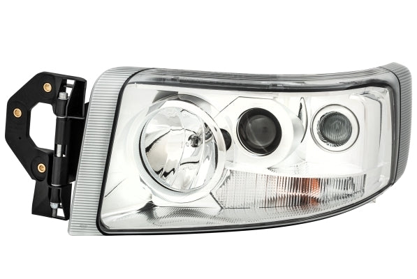 HELLA 1LL 011 899-431 Halogen Headlight for Renault Trucks Premium II Route Chrome for left-hand traffic - left