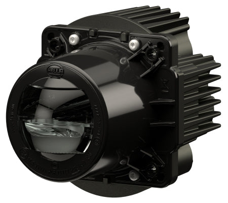 HELLA 1LL 015 318-011 Asymmetric/DE/LED Insert Headlight 90mm Essential L4565 24/12V round Crystal clear DEUTSCH plug- right/left