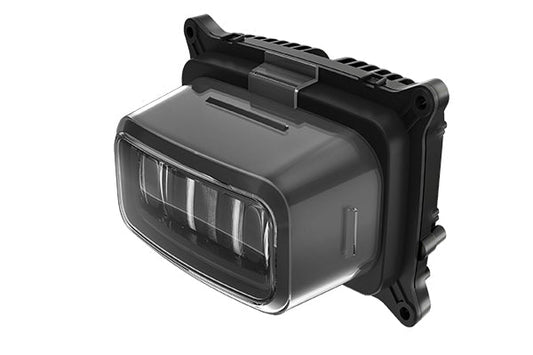 HELLA 1LL 016 330-011 Asymmetric Insert Headlight SlimLine 12/24V rectangular Crystal clear DEUTSCH plug - left /right