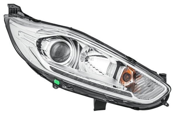 HELLA 1LL 354 803-081 Halogen Headlight for Ford Fiesta VI (CB1, CCN) Individual/Sport, Titanium for left-hand traffic- right