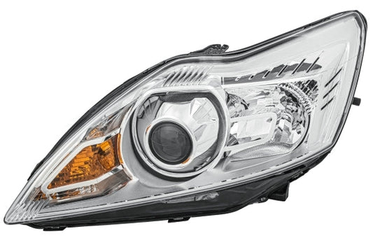HELLA 1LL 354 807-031 Bi-Xenon Headlight for Ford Focus II (DA_, HCP, DP) Chrome for left-hand traffic - left