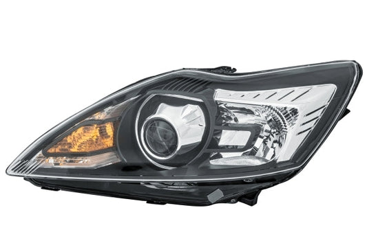 HELLA 1LL 354 807-071 Bi-Xenon Headlight for Ford Focus II (DA_, HCP, DP) Black for left-hand traffic - left