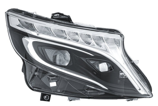 HELLA 1LX 011 284-381 LED Headlight for MERCEDES-BENZ VITO Tourer (W447) Black for left-hand traffic- right