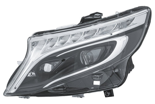 HELLA 1LX 011 284-571 LED Headlight for MERCEDES-BENZ VITO Tourer (W447) Grey for left-hand traffic - left