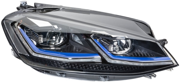 HELLA 1LX 013 924-721 LED Headlight for VW Golf VII (5G1, BQ1, BE1, BE2) for left-hand traffic- right