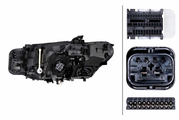 HELLA 1LX 016 809-741 Matrix Headlight for BMW 3 (G20, G80, G28) Black for left-hand traffic- right