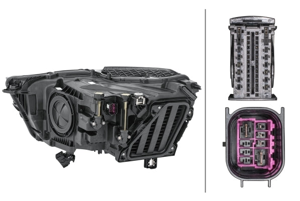 HELLA 1LX 354 870-101 LED Headlight for AUDI Q3 (F3B, F3N) for left-hand traffic- right
