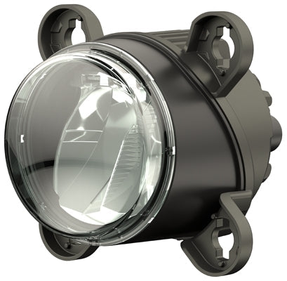 HELLA 1M0 015 050-011 LED Headlight 90mm Essential R80 12/24V round transparent DEUTSCH plug- right/left