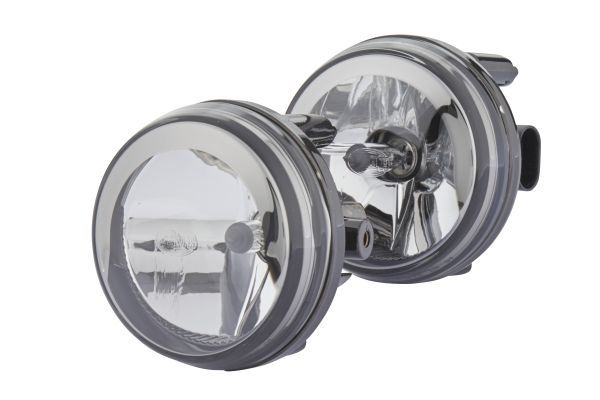 HELLA 1N0 009 295-801 FF/Halogen-Front Fog Light Set Dynaview Evo2 12V round/SAE Clear diffusing lens transparent - left /right Kit Quantity: 2