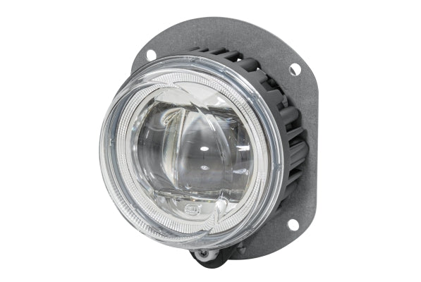 HELLA 1N0 011 988-061 LED-Front Fog Light 90mm performance L4060 24/12V round SAE Clear diffusing lens Crystal clear FEP- right