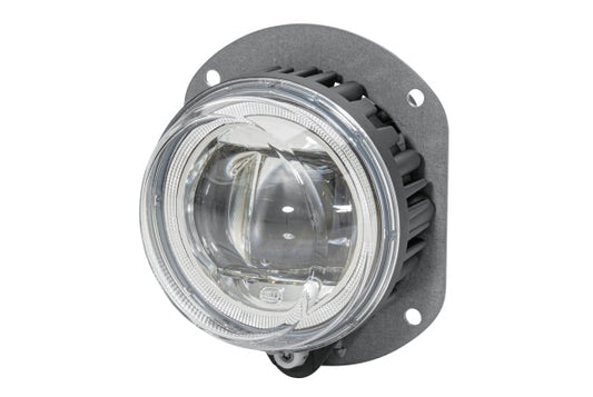 HELLA 1N0 011 988-061 LED-Front Fog Light 90mm performance L4060 24/12V round SAE Clear diffusing lens Crystal clear FEP- right