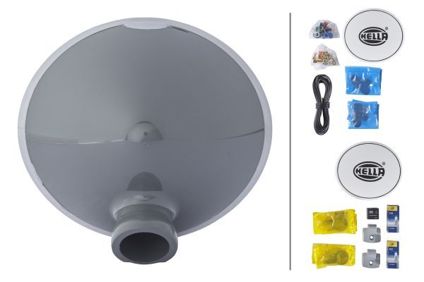 HELLA 1N4 007 893-821 FF/Halogen-Front Fog Light Set Comet FF 200 12V oval 4-pin connector - left /right Kit Quantity: 2
