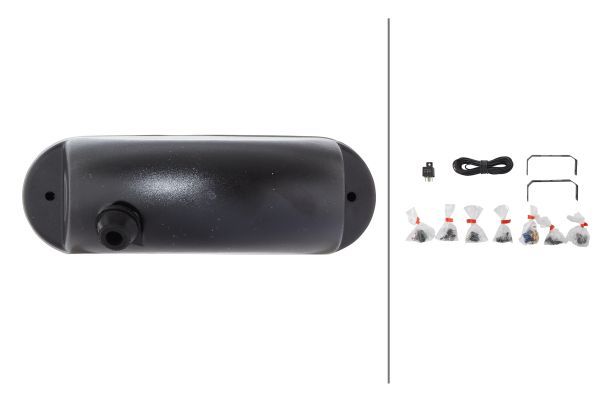 HELLA 1NA 008 284-801 FF/Halogen-Front Fog Light Set FF 75 12V Crystal clear - left /right Kit Quantity: 2